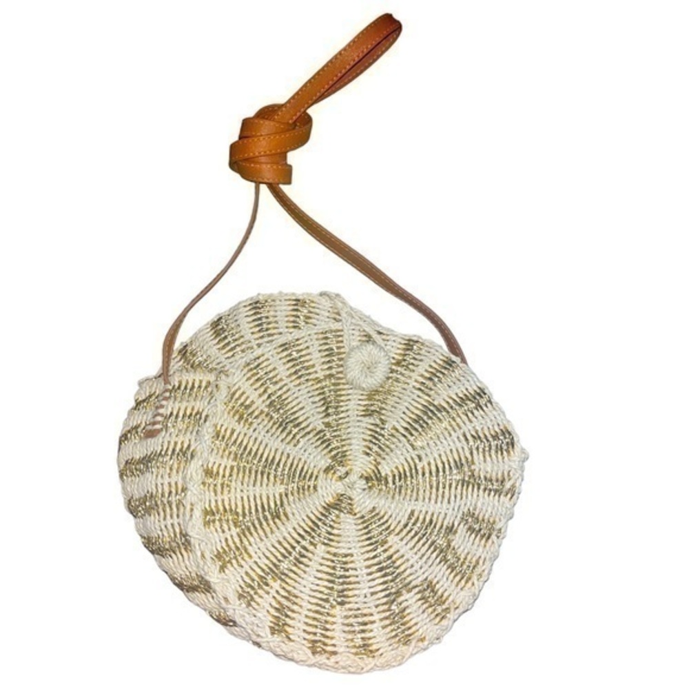 American Eagle straw purse